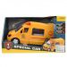 Special Car: Gelbes Express-Kurierauto mit Licht und Sound, Schwungradfunktion, 24 cm