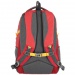 Spirit: Crew rot, gelb abgerundeter Schulranzen, Rucksack 48x31x20cm