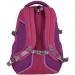 Spirit: Etty malvenfarbener, abgerundeter Schulranzen mit vier Fächern, Rucksack 45x35x18cm