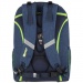 Spirit: Freedom blau und neon abgerundeter Schulranzen, Rucksack 46x33x22cm