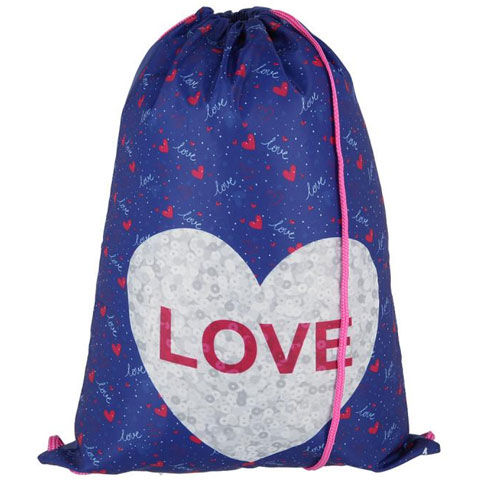 Spirit: Heart love 5-teiliges Schulrucksack-Set mit Zubehör und LED-Licht