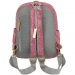 Spirit: Lizzy roter, abgerundeter Schulranzen, Rucksack 27x12,5x33cm