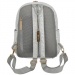 Spirit: Lizzy weißer abgerundeter Schulranzen, Rucksack 27x12,5x33cm