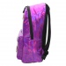 Spirit: Metall-lila Schultasche, Rucksack 43x31x19cm