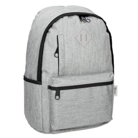 Spirit: Spot silbergrauer Schulranzen, Rucksack 41x29x19cm