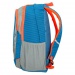 Spirit: Stilo blau-grau-orange Schultasche, Rucksack 47x21x21cm