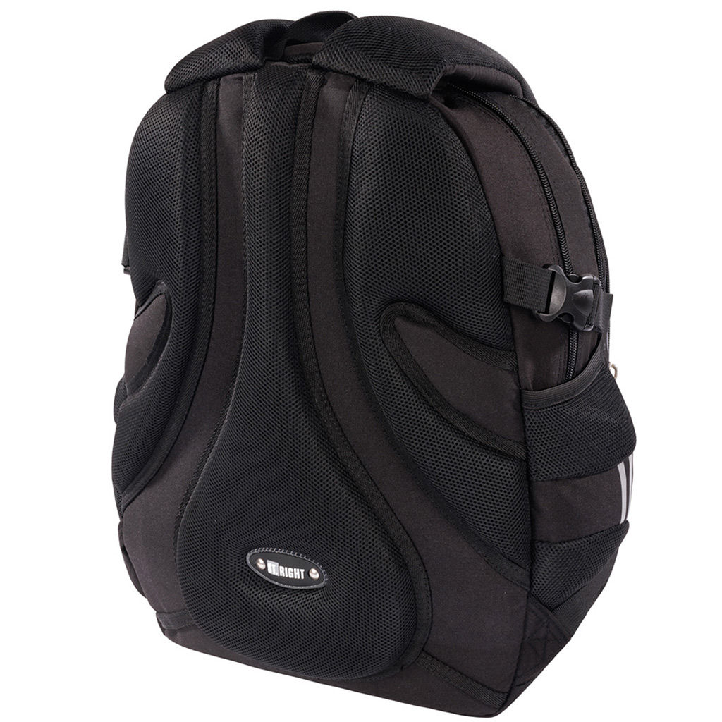 St.Right Black Cats ergonomischer Schulranzen, Rucksack BP01 32x43x21cm