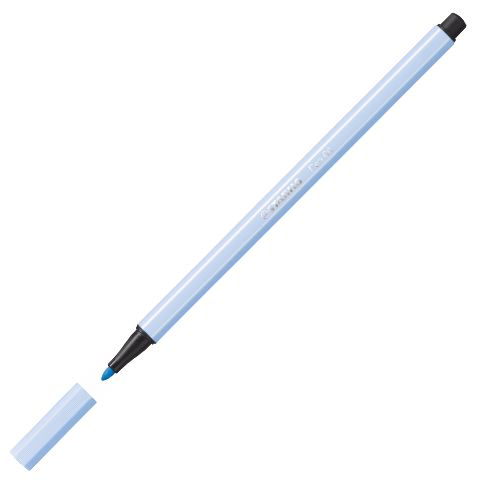 Stabilo: Pen 68 Filzstift in Eisblau, 1mm