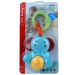 Sun Baby: Fröhlicher Elefant BPA-freie Baby-Rassel mit drehbarem Ball