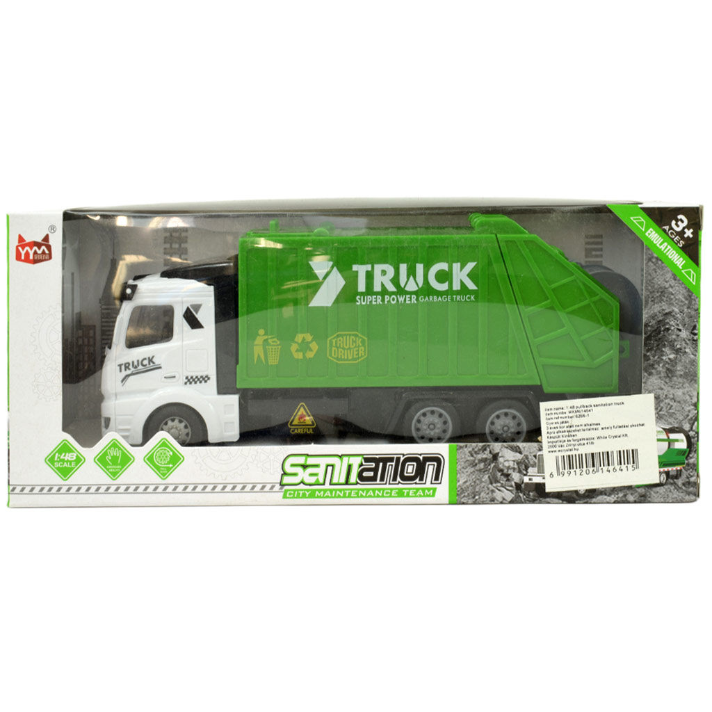 Super Truck: Container-LKW mit Schwungrad, 20 cm