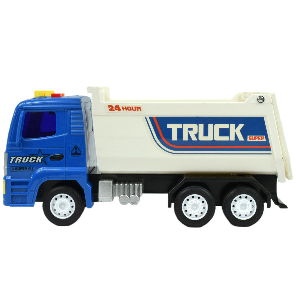 Super Truck: Schwungrad angetriebener blauer LKW 23cm