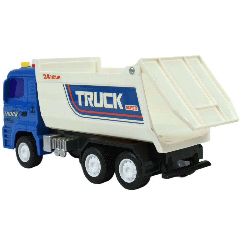 Super Truck: Schwungrad angetriebener blauer LKW 23cm