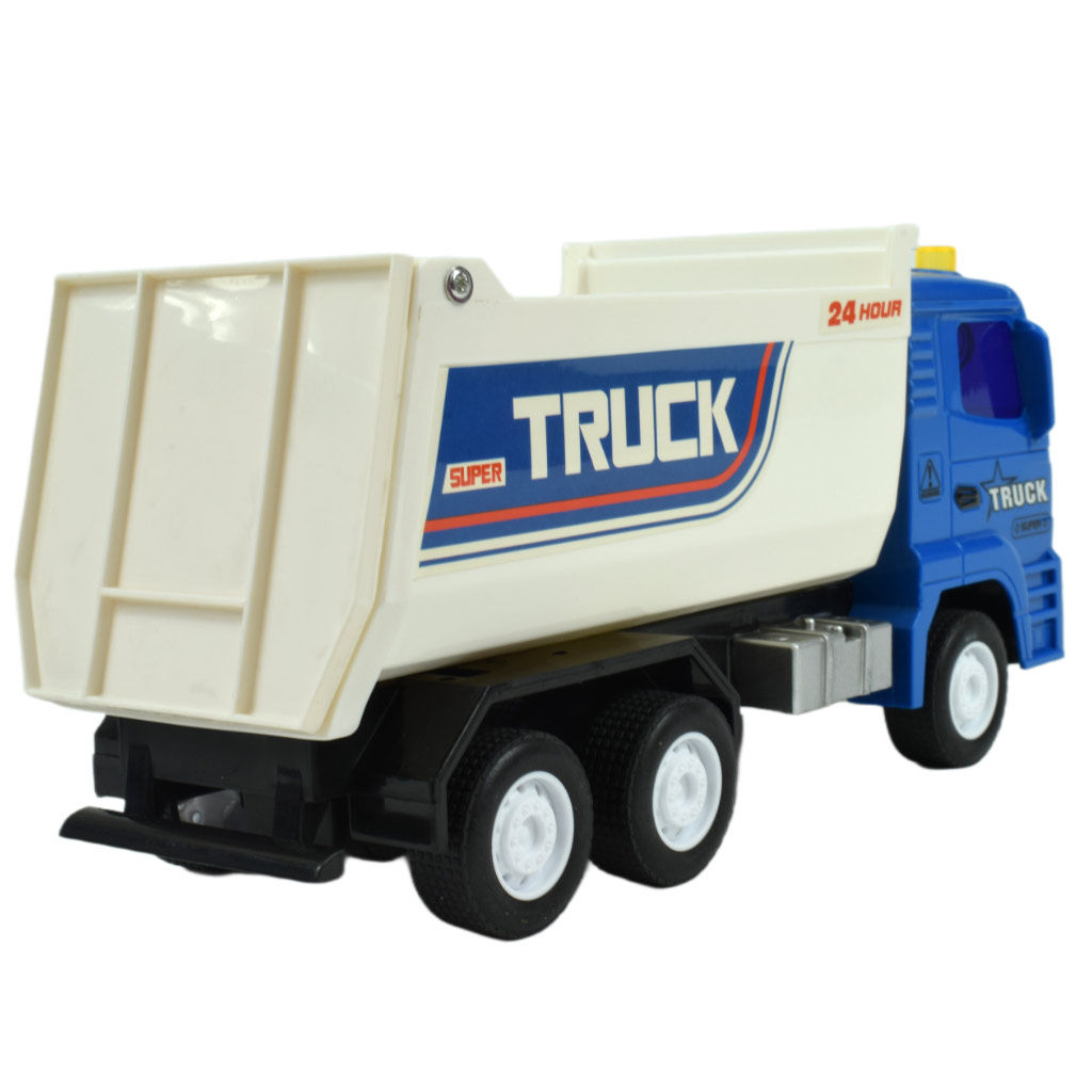 Super Truck: Schwungrad angetriebener blauer LKW 23cm