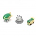 Teenage Mutant Ninja Turtles: Nano Hollywood Rides 3er-Set Premium Metall Spielzeugautos 4,5cm - Jada Toys