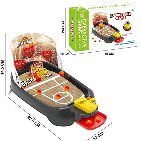 Tisch-Basketball-Geschicklichkeitsspiel-Set 14x22x13cm