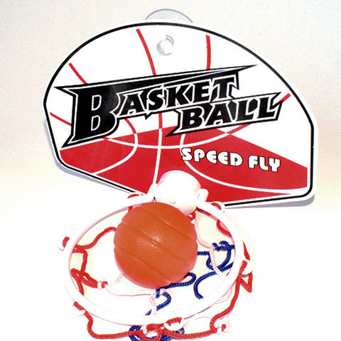 Tisch-Basketballkorb-Set mit Saugnapf und Ball