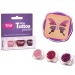 TyToo: Rosa, Malve und Dunkelmalve Glitzerpulver-Set 3x2,5ml